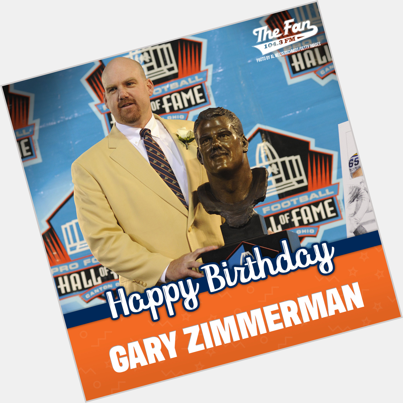 Wishing a very happy birthday to lineman and Ring of Famer Gary Zimmerman | 