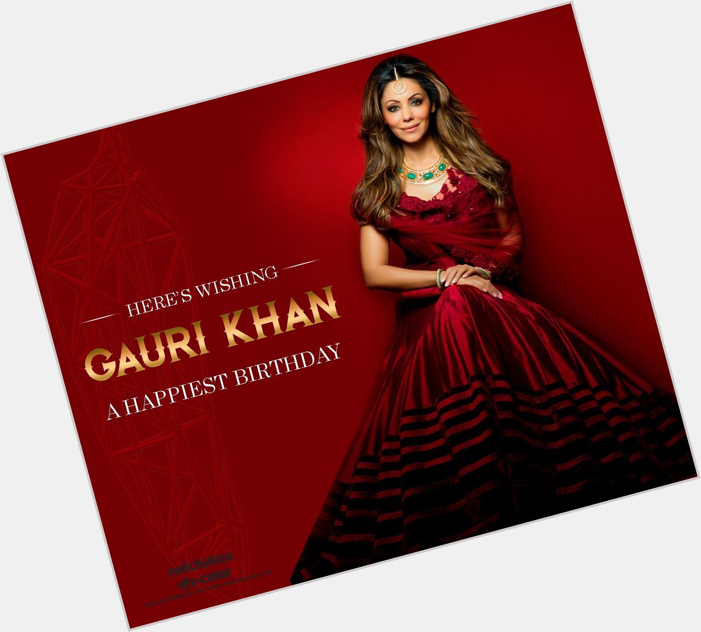 Happy Birthday ! Shah\s Gauri Khan  