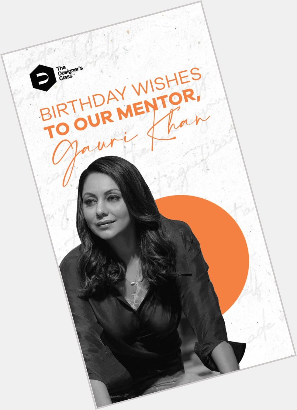 Happy birthday to our mentor Gauri Khan!    