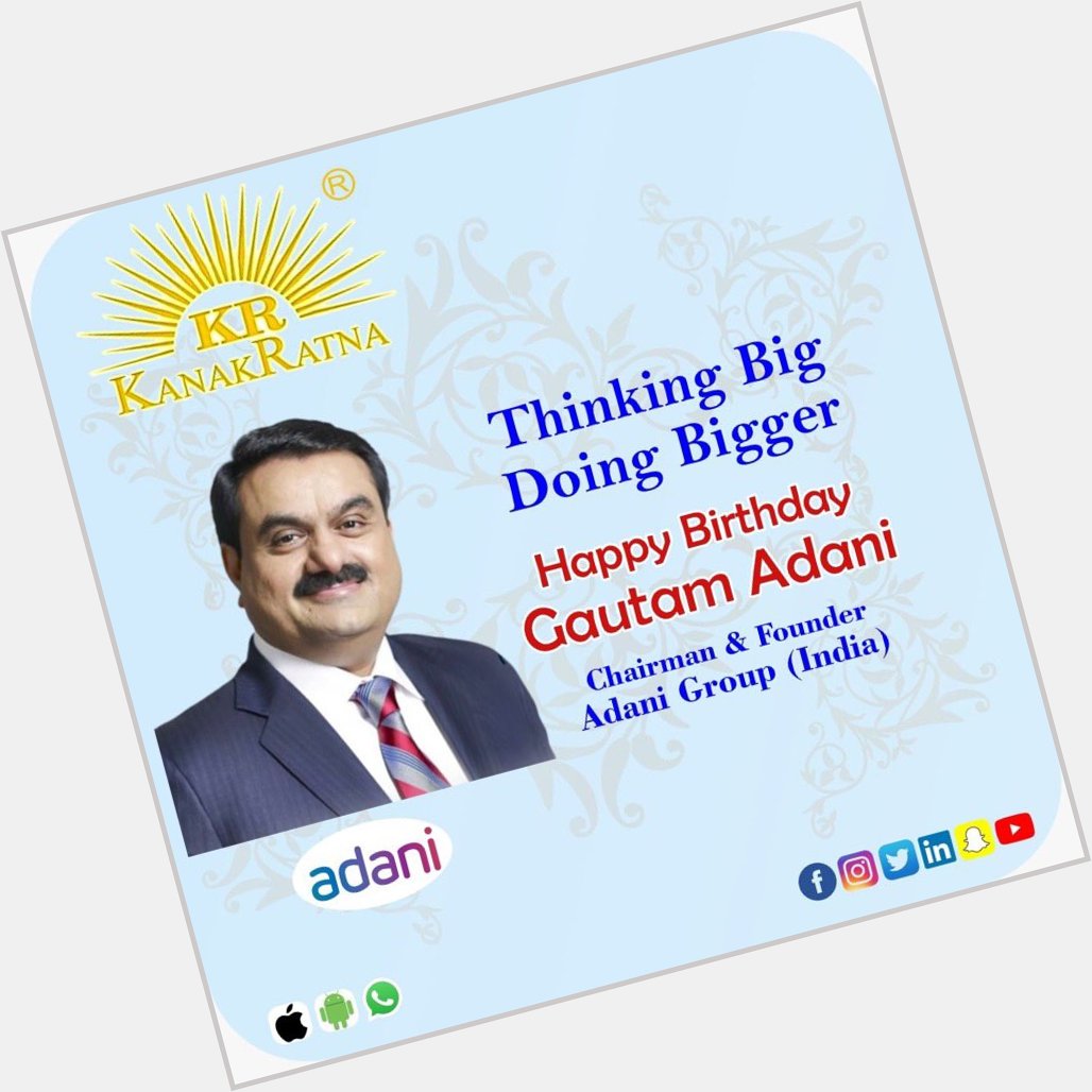 Thinking Big Doing Bigger!
Happy Birthday Shri   
