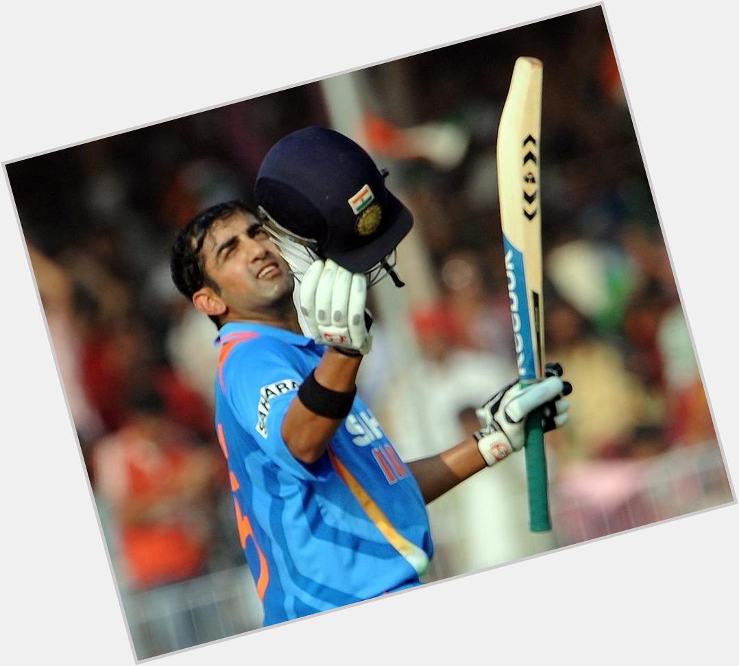Wishing A Very Happy Birthday To Great Indian Opener Gautam Gambhir From MS Dhoni and Fans 
