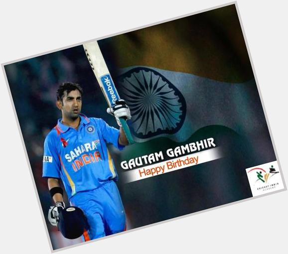 Join us to wish a very Happy Birthday to Indian cricketer Gautam Gambhir. 
