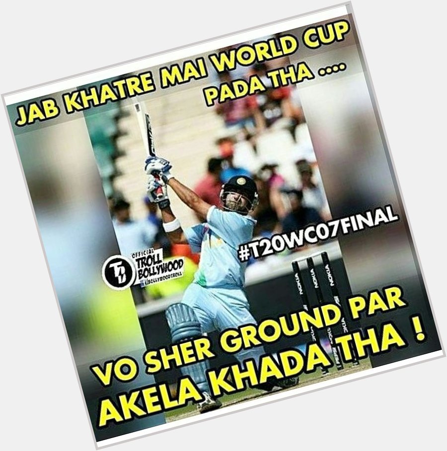 World Cup hero Happy Birthday Gautam Bhai..
Yaad Nahi To Jake 2007 Aur 2011 final match dekhlo..!!
Gautam Gambhir 