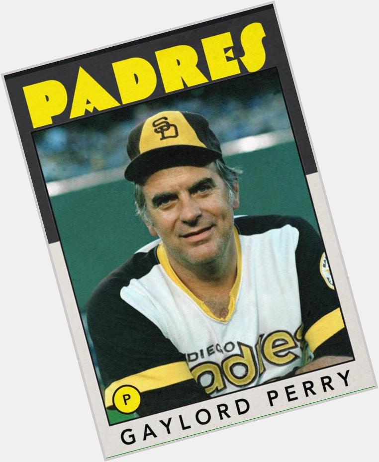 Happy 77th birthday to Gaylord Perry. Devious looking son of a gun. 