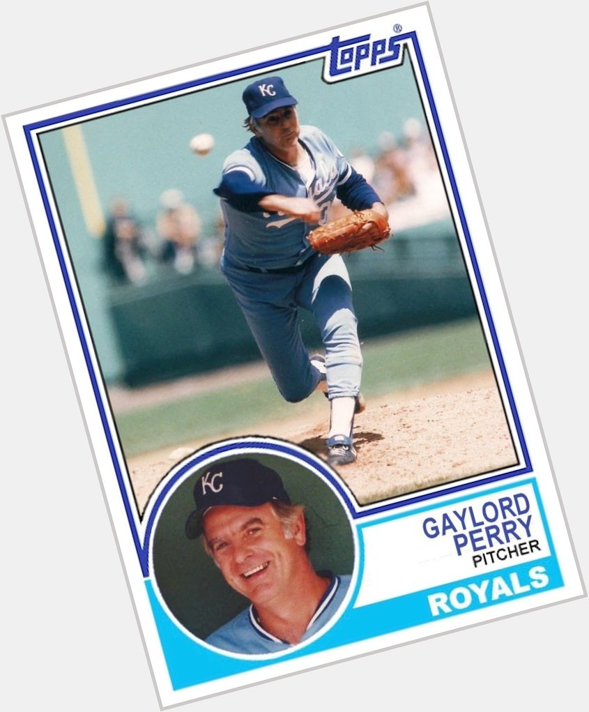  Happy Birthday baseball  great Gaylord Perry 