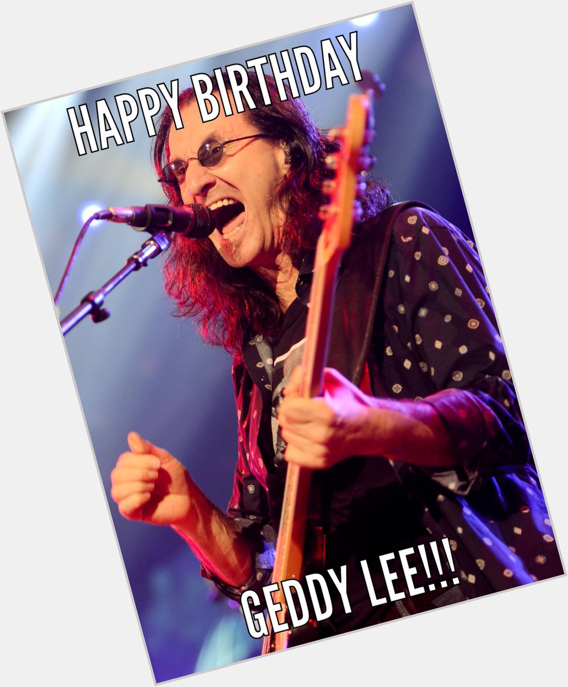 Happy 62nd Birthday to RUSH bassist/frontman GEDDY LEE! 