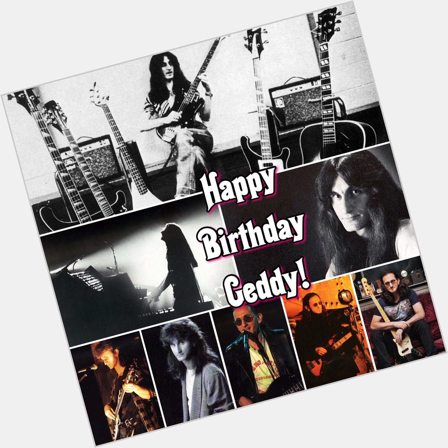 Happy Birthday to the one and only Geddy Lee! 