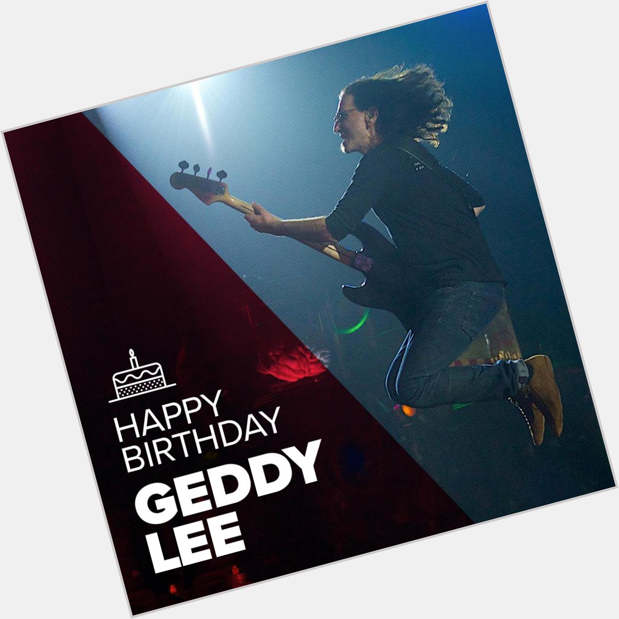 Join us in wishing a Happy Birthday to the incomparable Geddy Lee. 