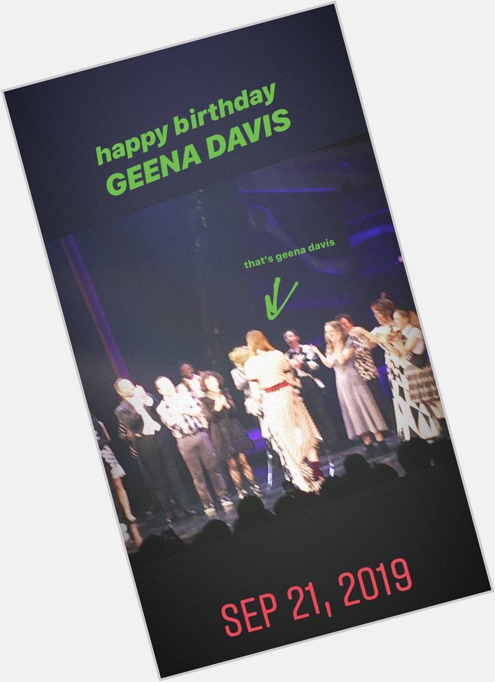 Happy birthday Geena Davis  