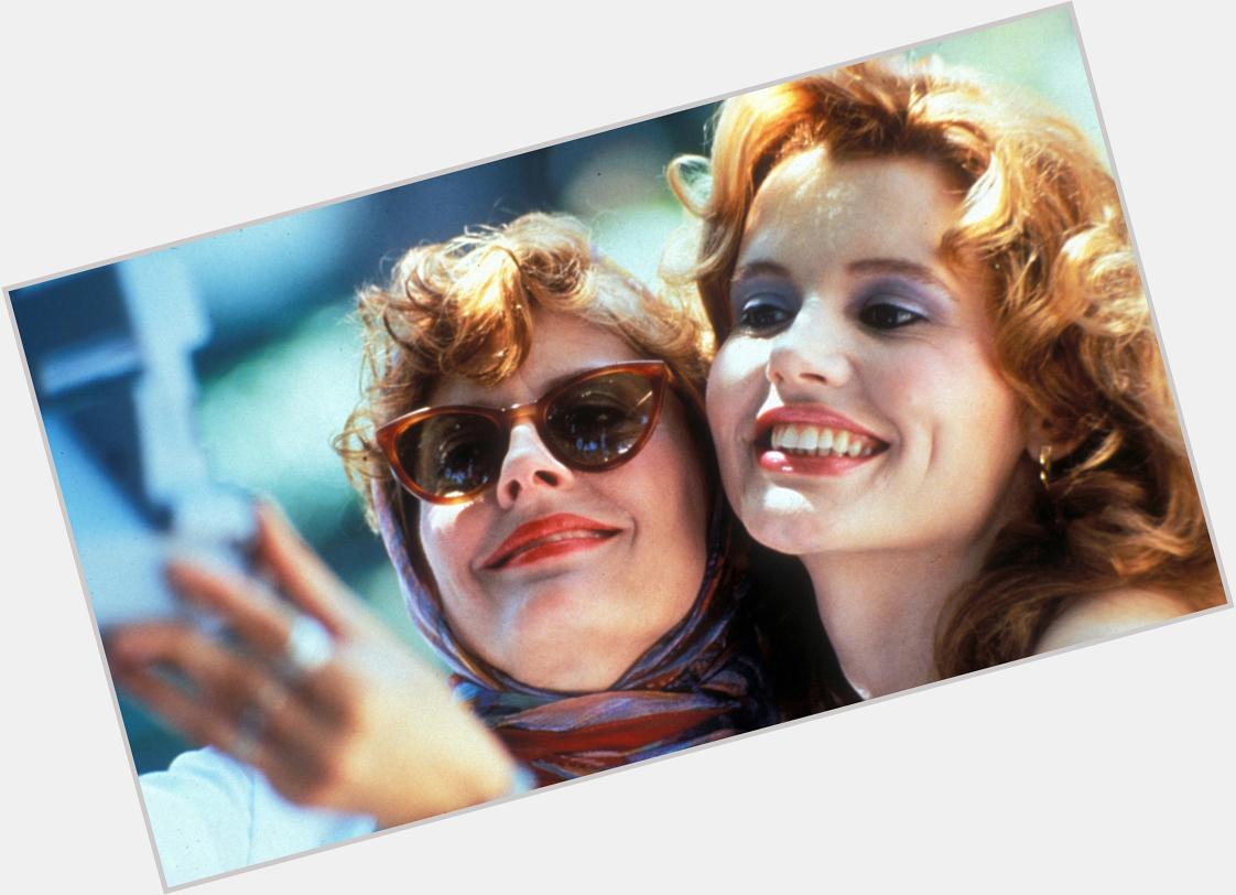 Thelma & Louise,(1991) is one of my favorite Geena Davis films, besides The Fly,(1986).
Happy birthday Geena Davis. 