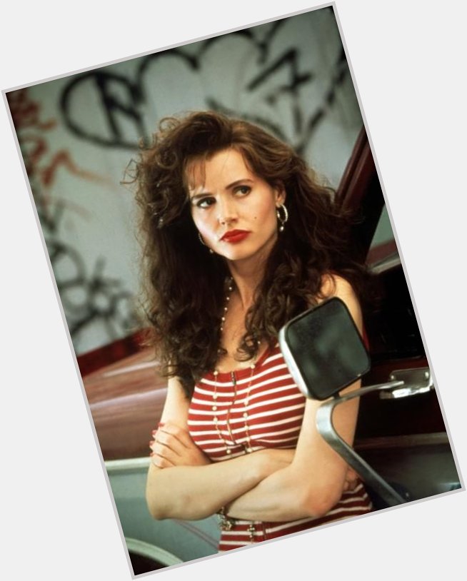 Happy birthday to my first childhood crush and somebody I still love very deeply, the incredible Geena Davis 