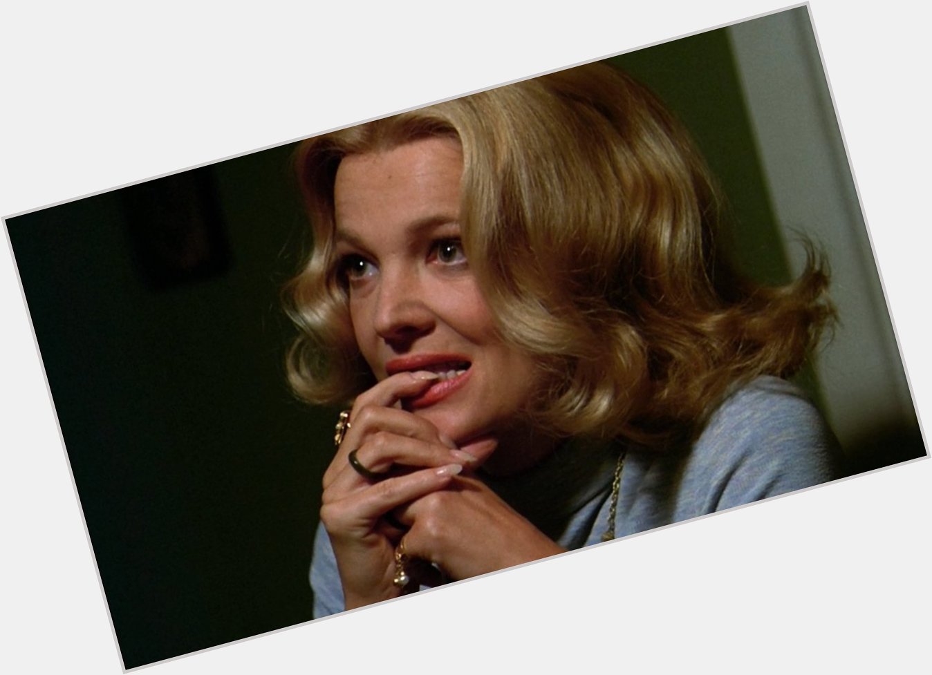 Happy birthday to the best actress of all time gena rowlands 