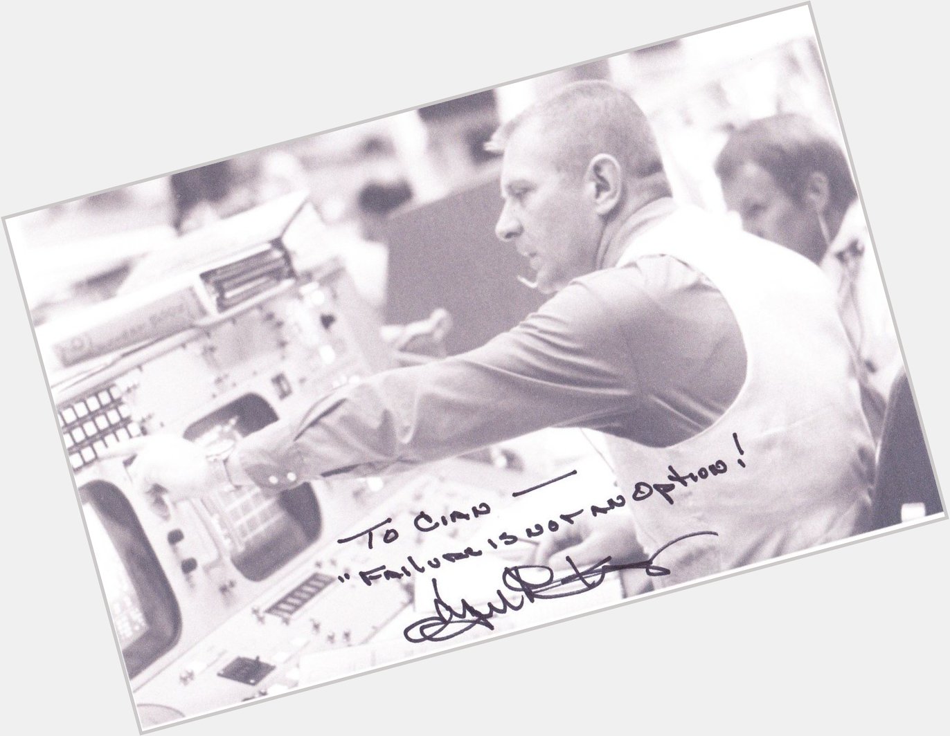 \"Failure is not an option!\"

Happy birthday to former NASA Flight Director, and personal hero of mine, Gene Kranz! 