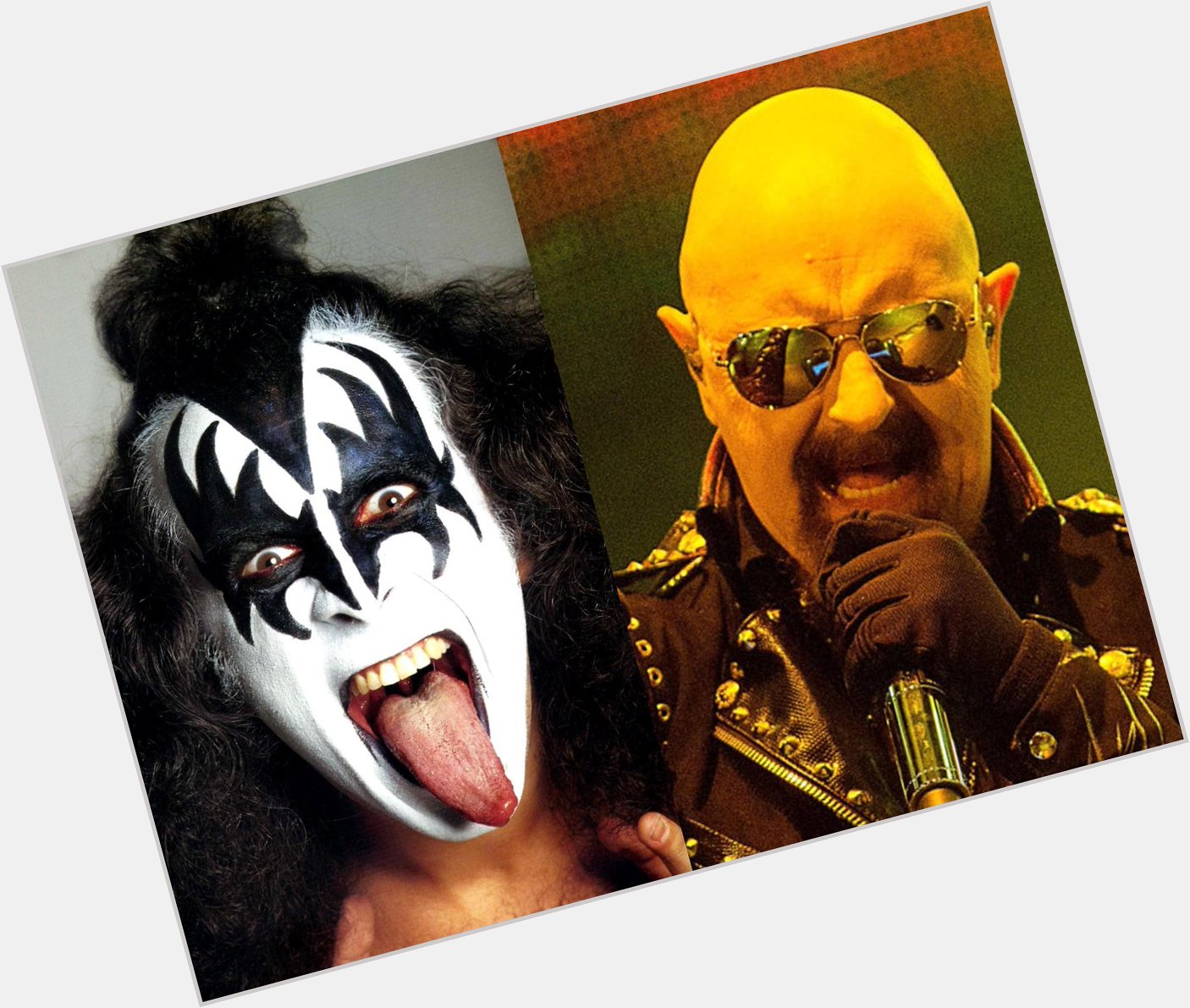 Happy birthday to two of the greatest rock legends ever: 
Gene Simmons and Rob Halford!!! 