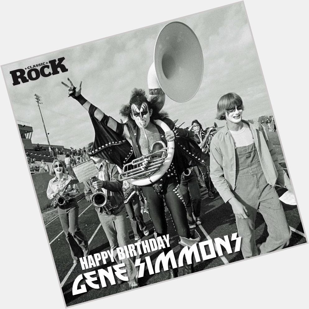 Happy 66th birthday Gene Simmons 