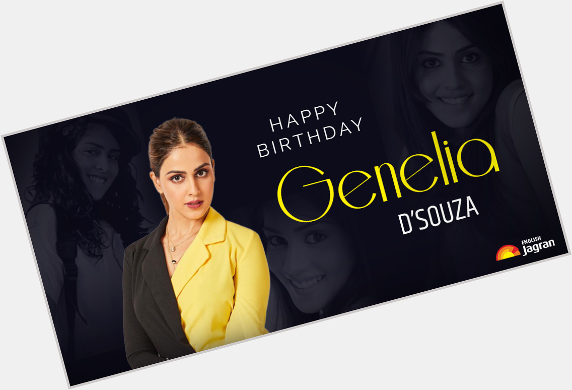 Wishing the charming Genelia D Souza, a very happy birthday     