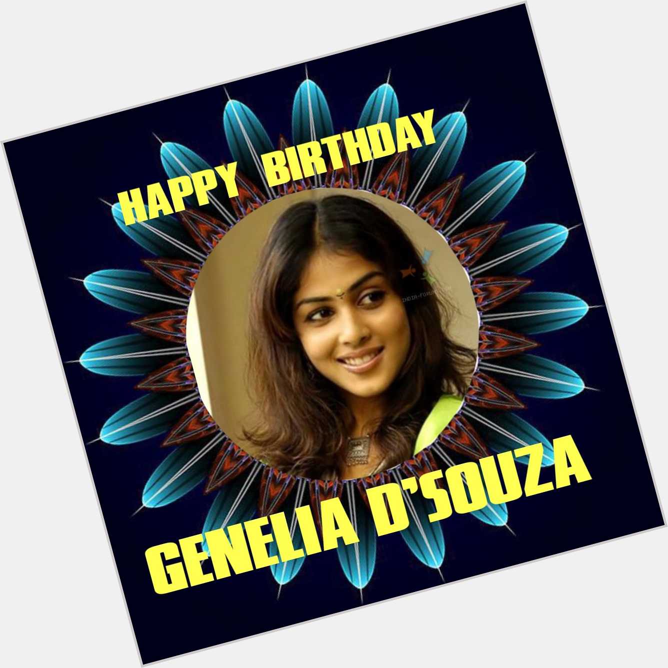 Happy Birthday Genelia D\Souza   