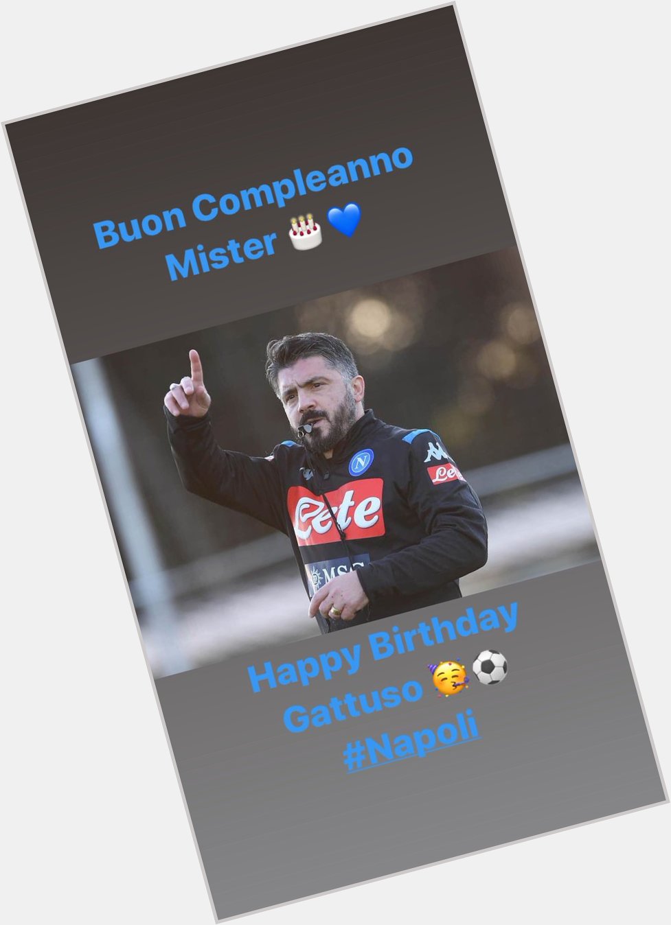 Happy Birthday Gennaro Gattuso    
