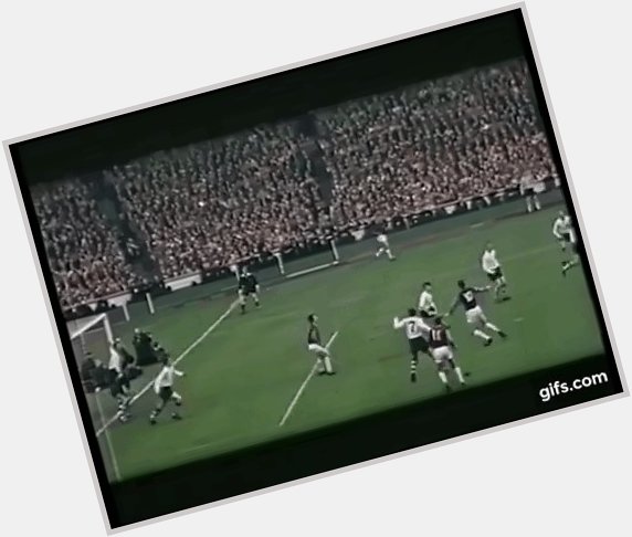 Happy birthday Geoff Hurst! 

Here he is squeaking one past Preston in the \64 FA Cup Final. 