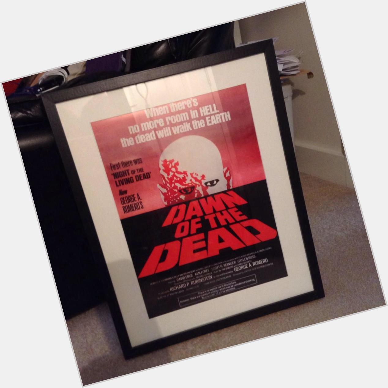 Happy Birthday to George A Romero, creator of my all time favourite film. Watch \Dawn of the Dead\ to celebrate! 