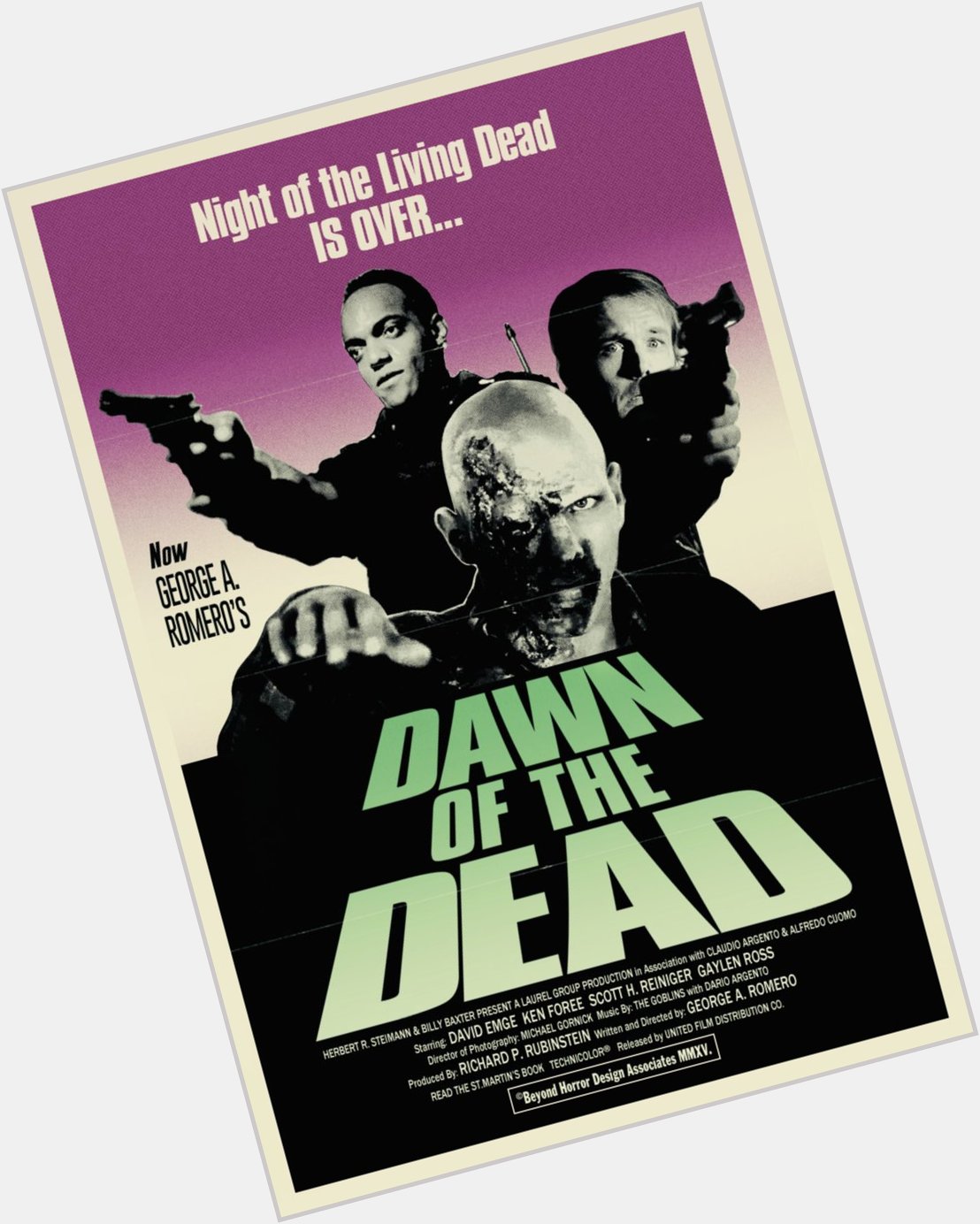 Happy Birthday to the late George A. Romero Dawn of the Dead is in my top ten movies of all time.         