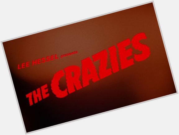  The Crazies (1973)
George A Romero

Happy Birthday Horror Maestro! 