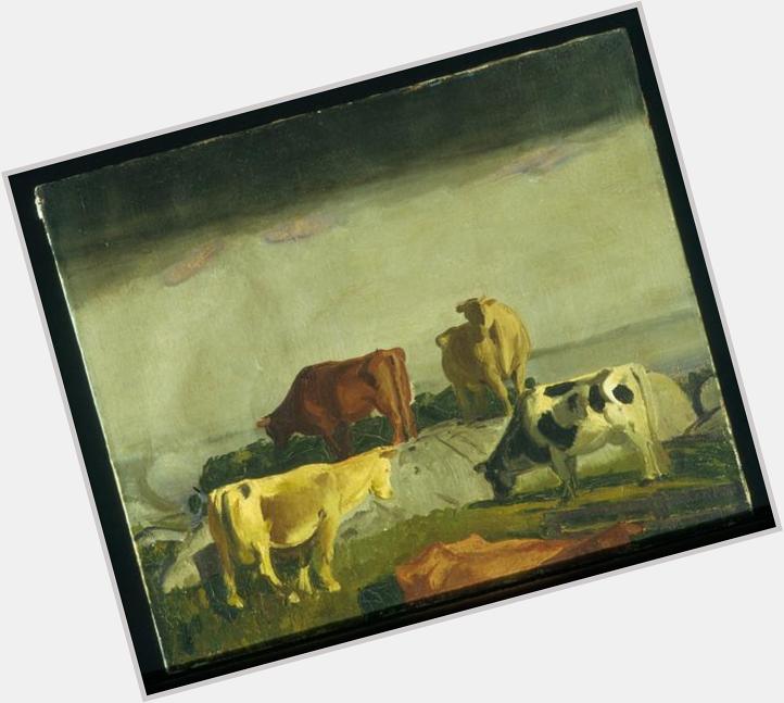 Happy birthday to American painter George Bellows, born in 1882. Celebrate with "Five Cows."  