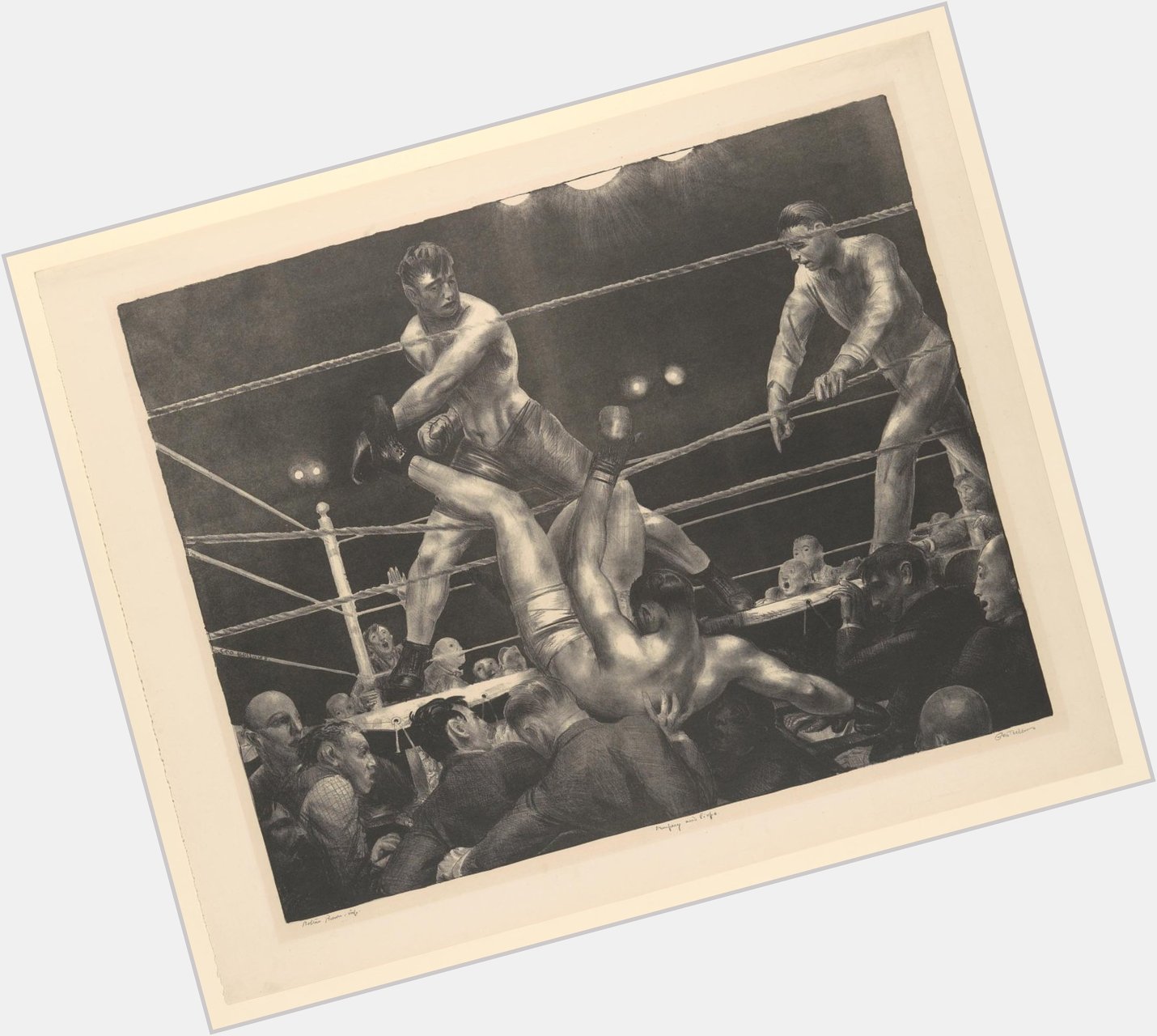 Metmuseum: Happy birthday to George Bellows, renowned for his paintings of clandestine boxing matches. 