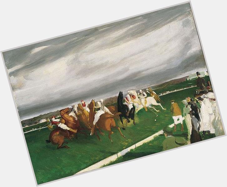 \" Happy Bday to Columbus\ own George Bellows renowned for his sporting paintings.[Polo at Lakewood] 