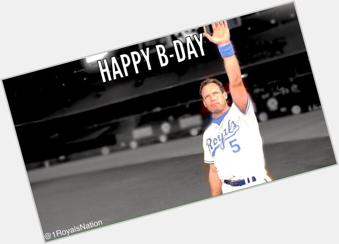 Happy Birthday to one of the Best of all time. George Brett was one of a kind and will be 
