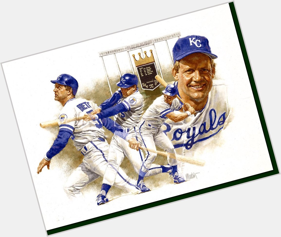 Happy Birthday to our hall of famer George Brett!! 
