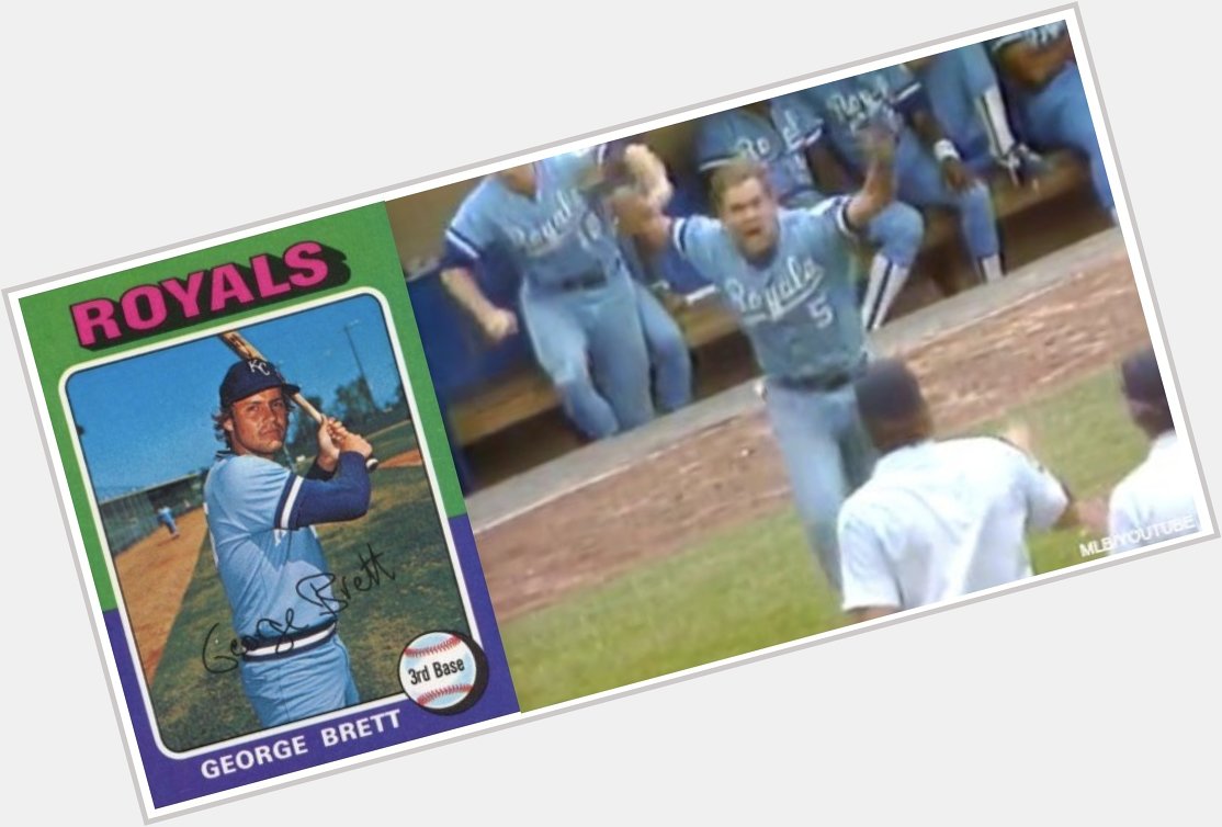 Here\s to mellowing with age.  Happy birthday, George Brett!  Never change. 