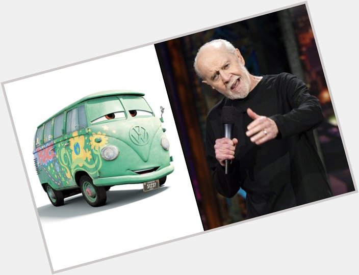 Happy birthday to the late George Carlin, the voice of Fillmore in CARS! 