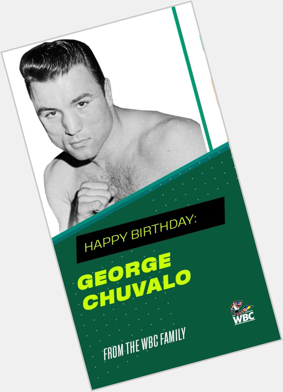 Happy birthday to legendary boxer and sensational person George Chuvalo 
