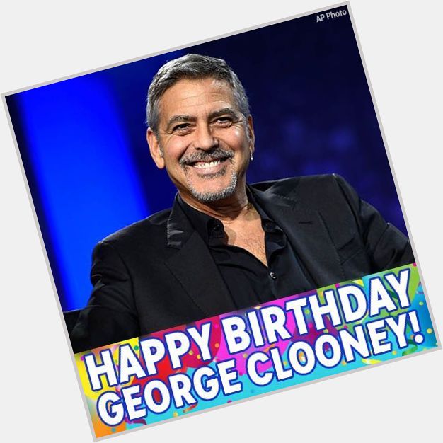 Happy Birthday, George Clooney! We hope the Oscar winner and Hollywood icon has a great day. 