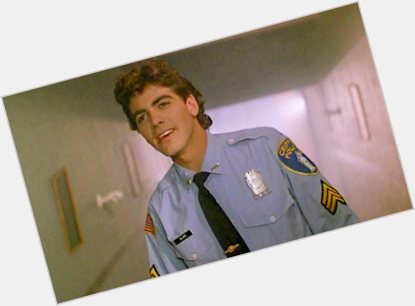 Horror History: Happy Birthday to George Clooney and His Big Ol\ Mullet.  