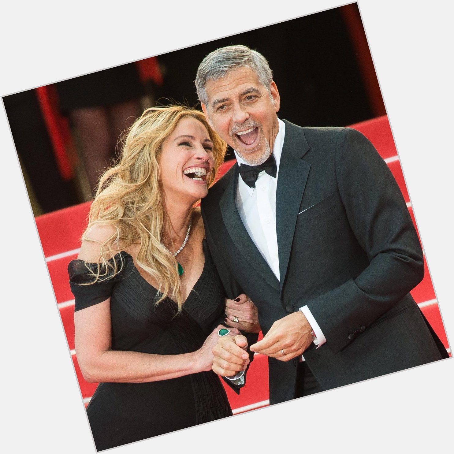 We\d cross 11 oceans to find a friendship like this.  Happy birthday, George Clooney. 
