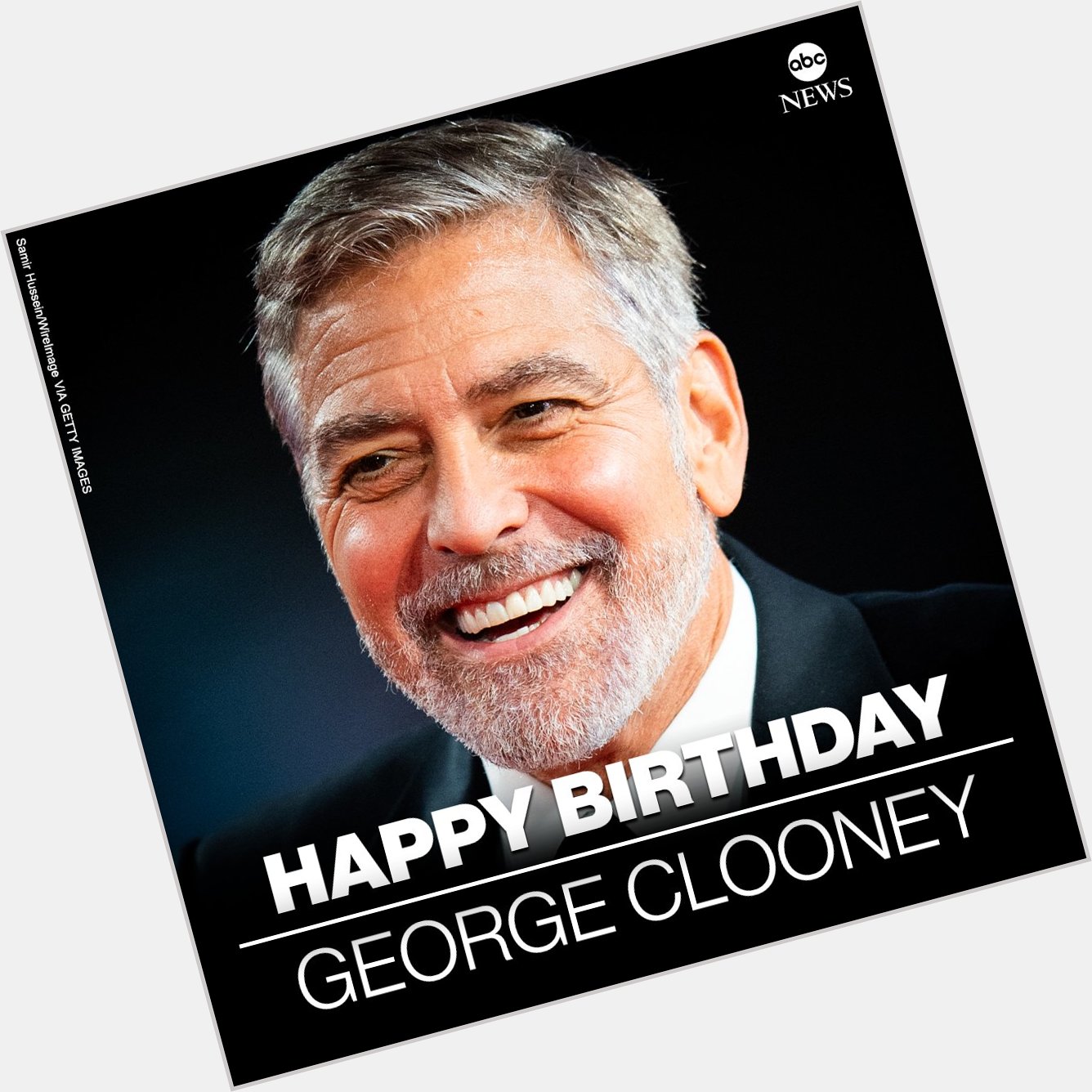 HAPPY BIRTHDAY: Actor-director George Clooney is 61 today.  