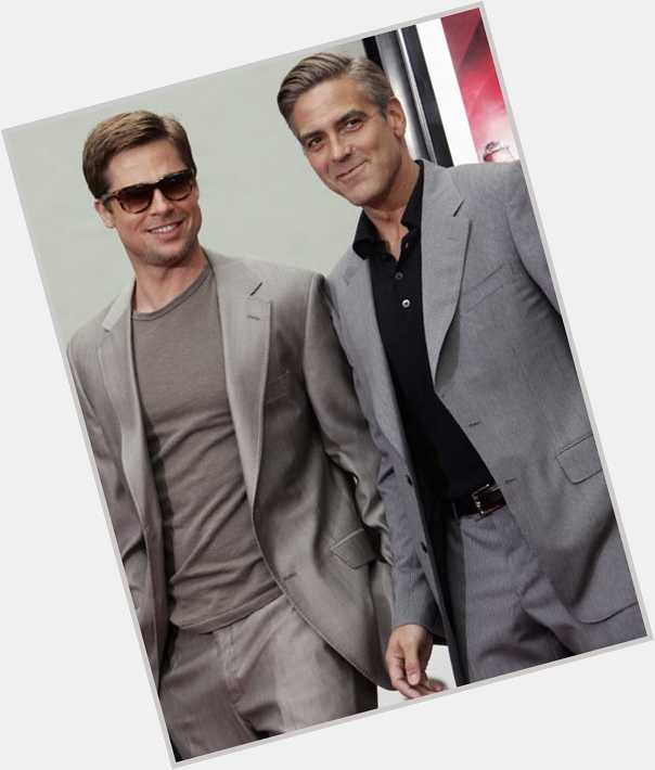 Happy Birthday American actor and filmmaker George Clooney, now 61 years old. Below, with pal Brad Pitt. 