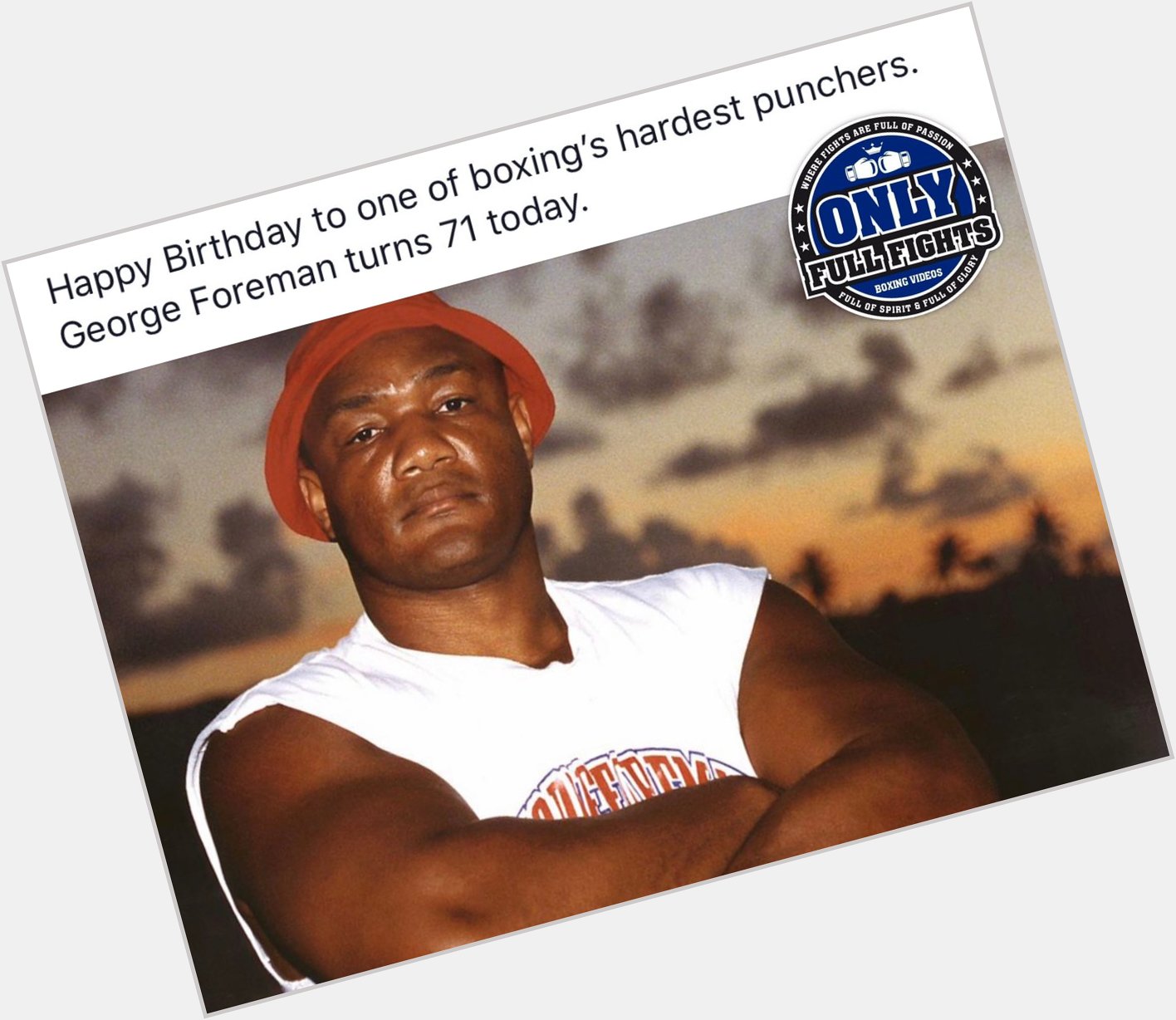 Happy Birthday to one of boxing s hardest punchers. George Foreman turns 71 today. 