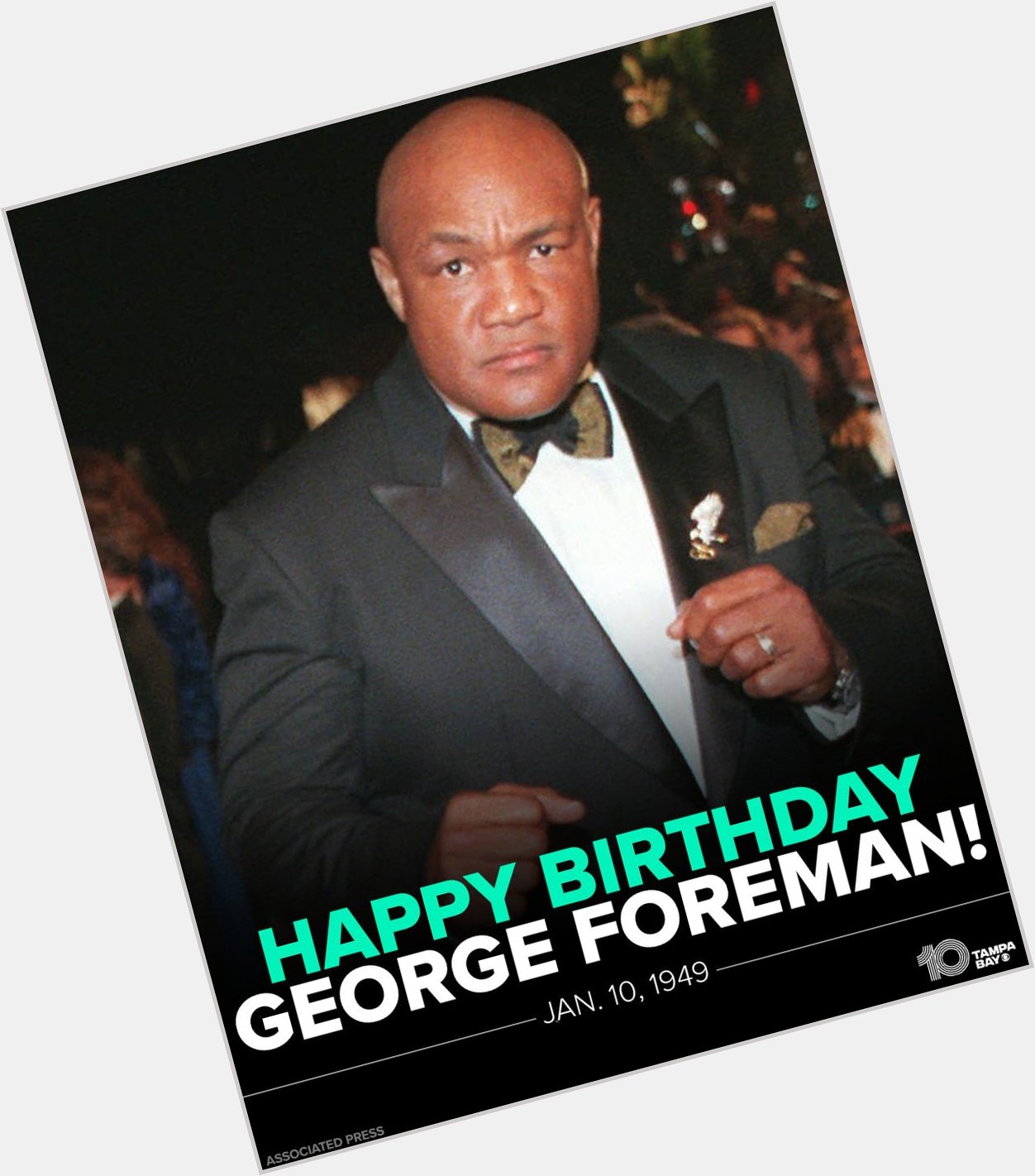 HAPPY BIRTHDAY Entrepreneur and former boxing champion George Foreman is celebrating his 73rd birthday today! 