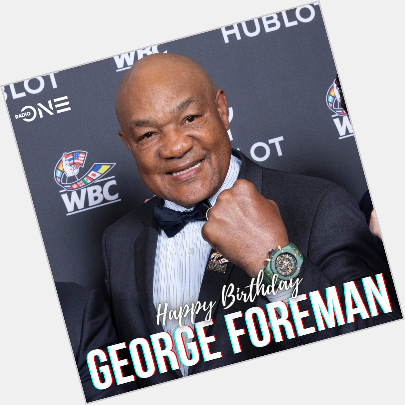 Happy Birthday to boxing legend George Foreman 