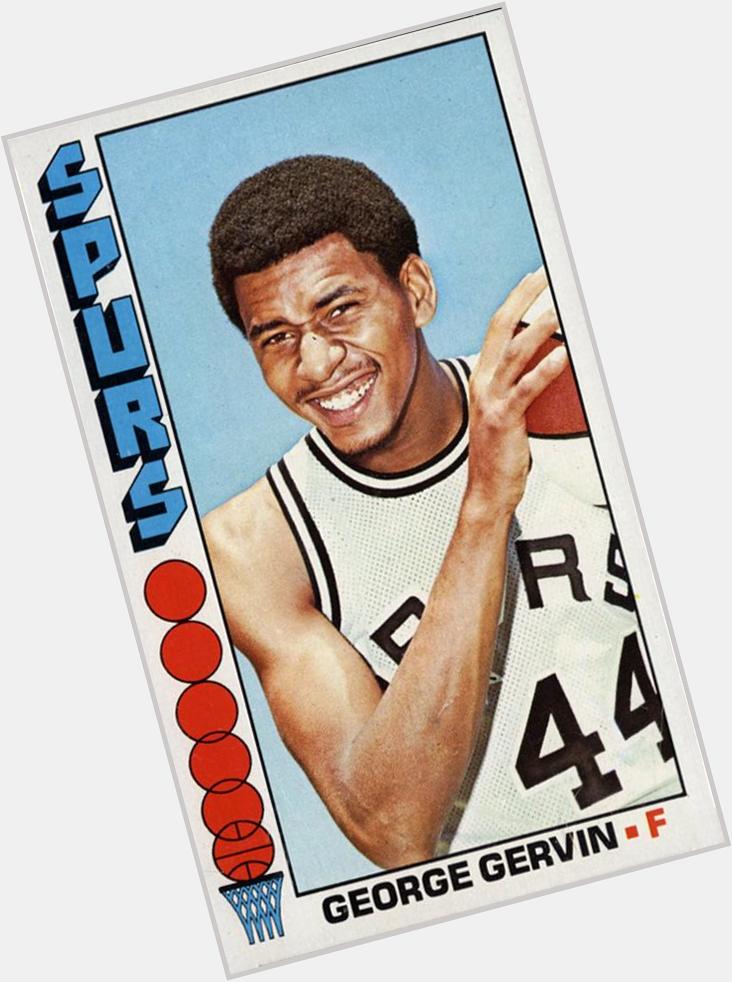 Happy 63rd birthday to The Iceman George Gervin.  The dude made scoring look easy.  Still have his card. 