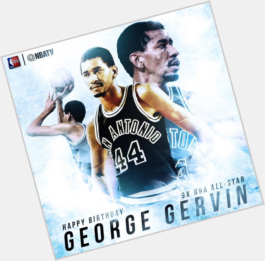 Happy birthday to Spurs legend, George Gervin!    