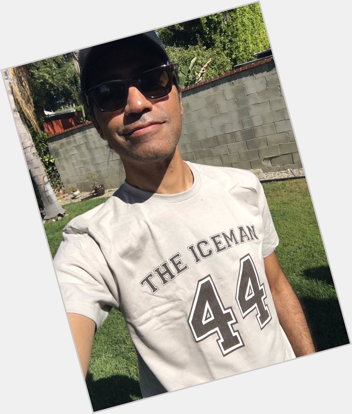 Repping the Iceman. Happy Birthday, George Gervin! 