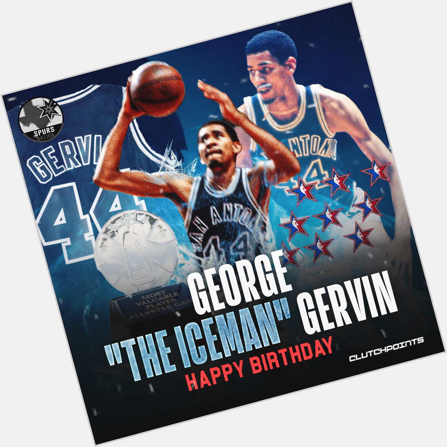 Spurs Nation, join us in wishing George Gervin, a happy 70th birthday 