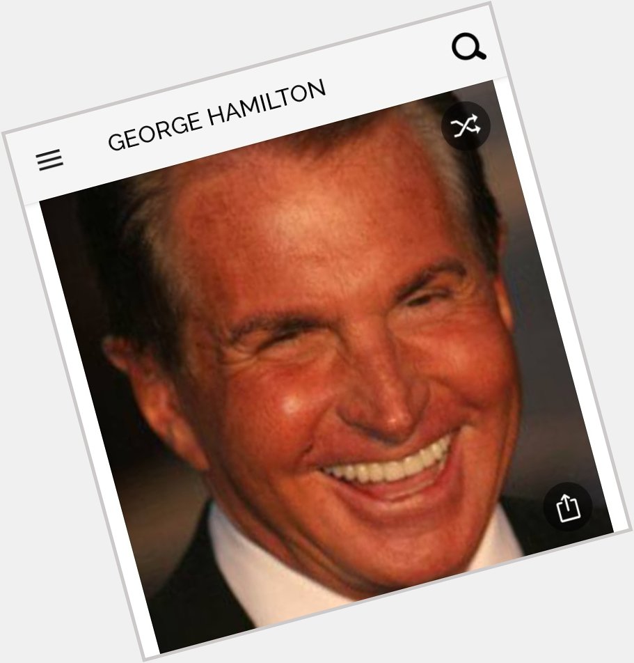 Happy birthday to this great actor.  Happy birthday to George Hamilton 