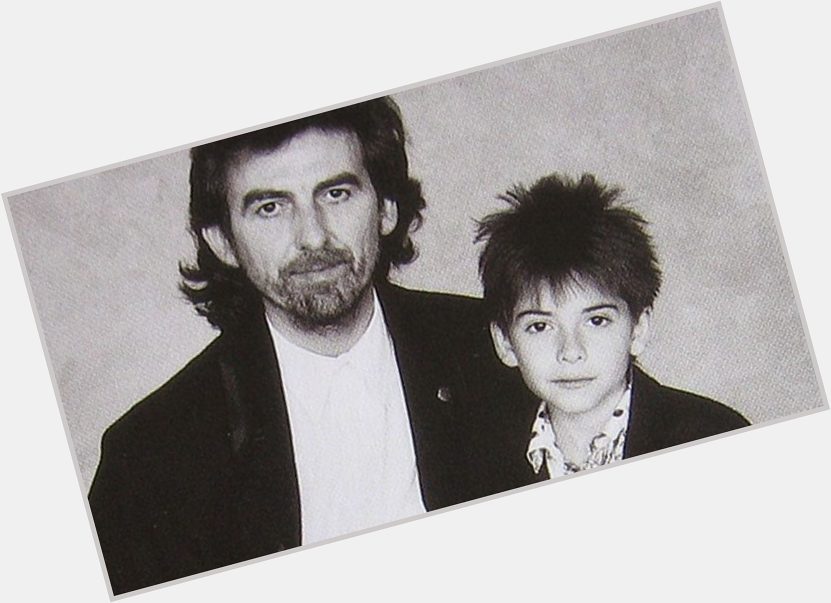 Not only a great musician but a great father as well. Happy birthday George Harrison! 