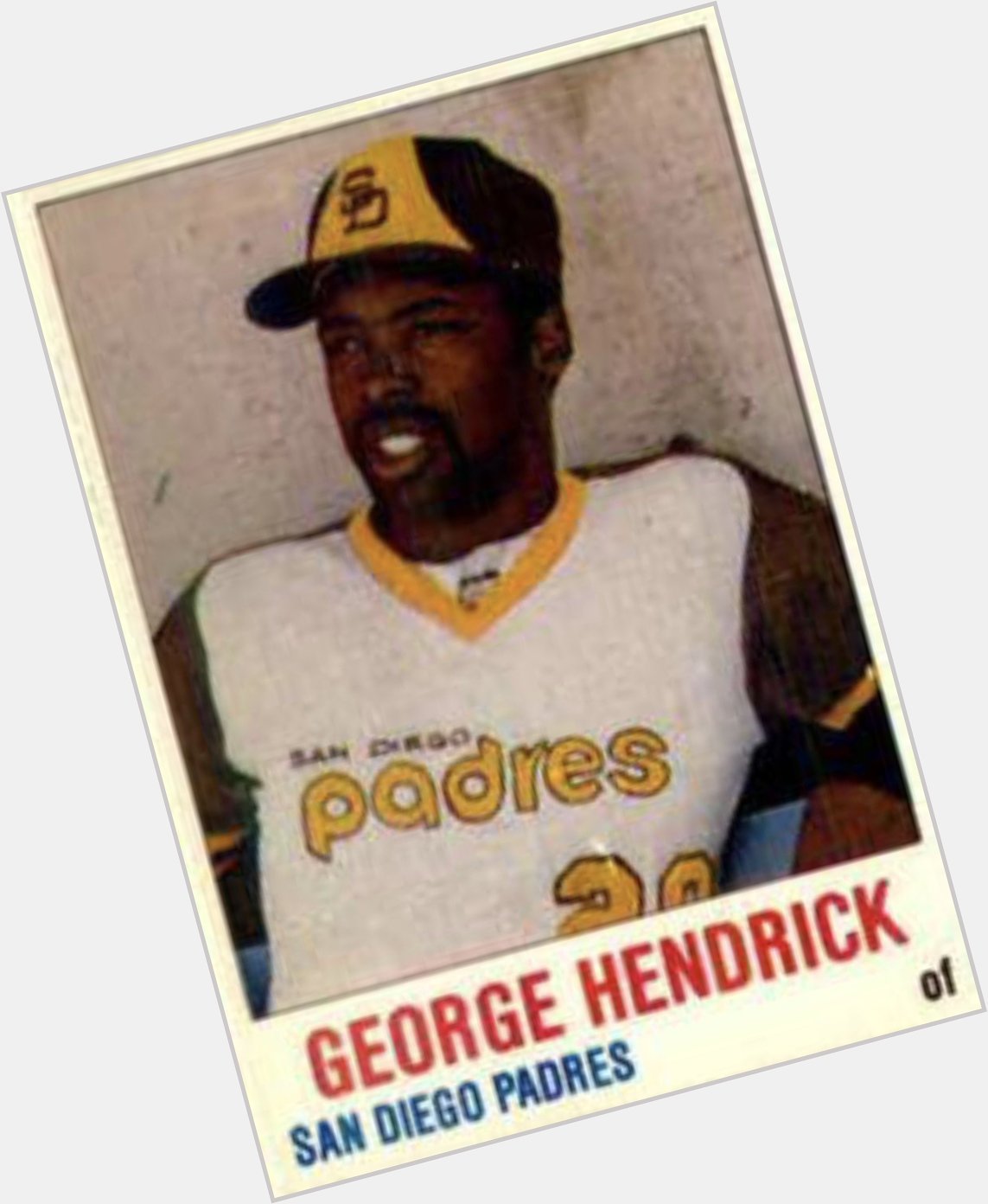 A Happy Birthday to former Outfielder George Hendrick 
