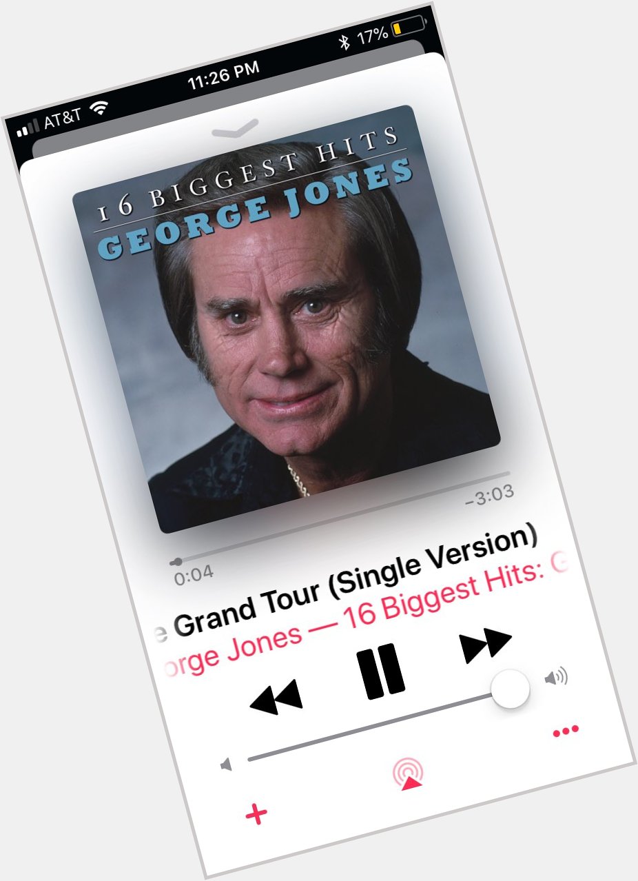 Happy birthday George Jones! This recording is such a masterpiece that it makes me cry haha 